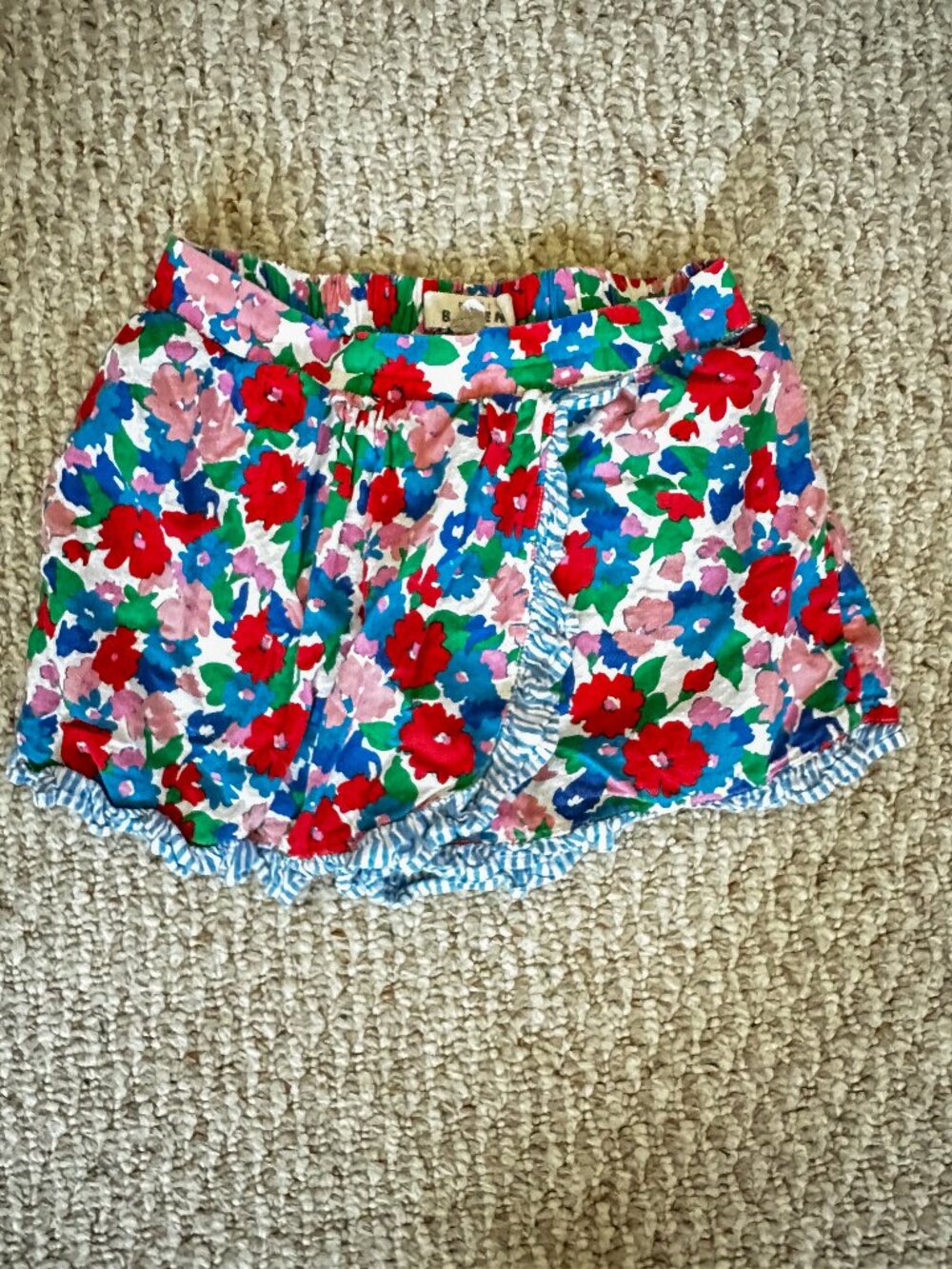 Mini Boden Floral Skort Girls 7-8